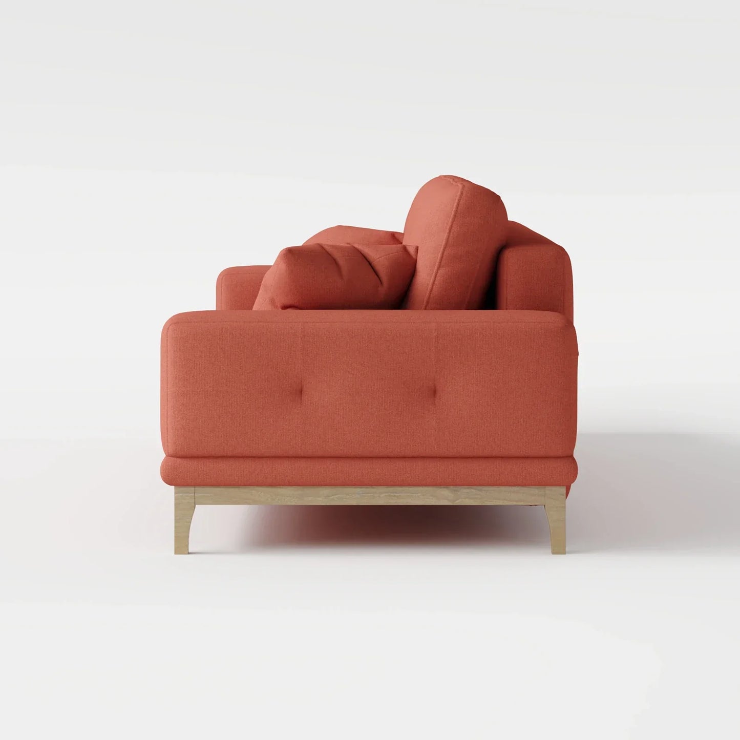 Sage Tufted 2-Seater Convertible Sofa Bed