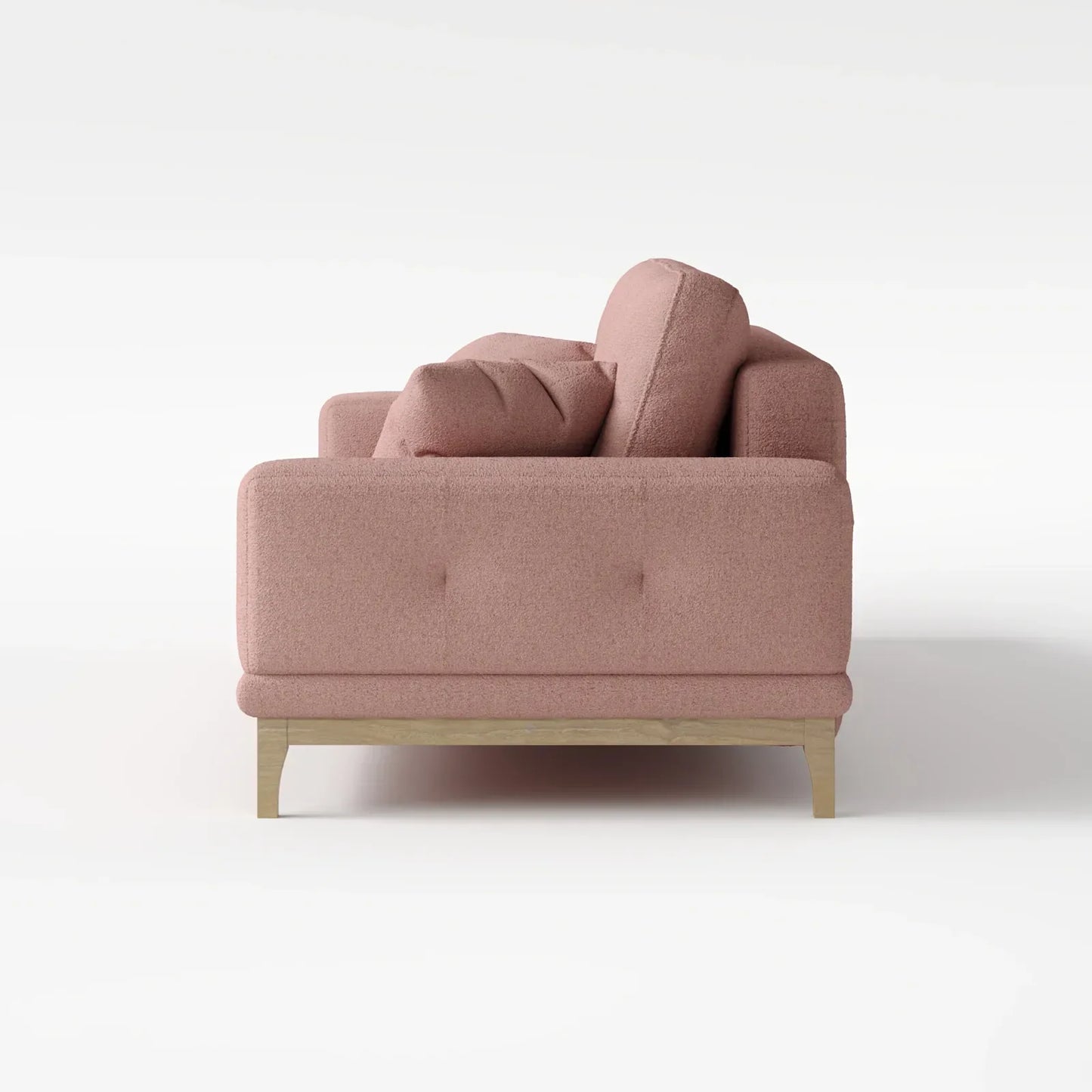 Sage Tufted 2-Seater Convertible Sofa Bed