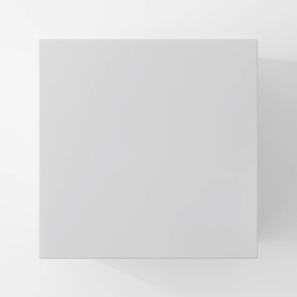 Contemporary Square White High-Gloss Coffee Table