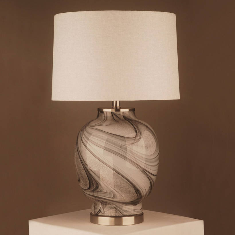 Marble Swirl Table Lamp