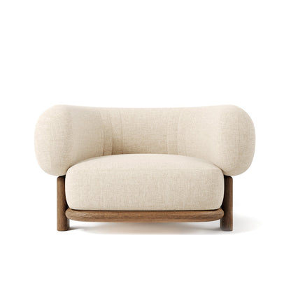 TLow-Profile Sculptural Armchair