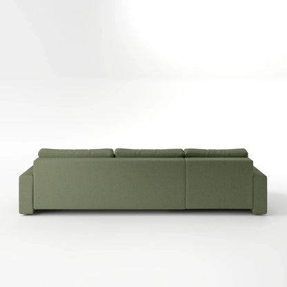 Earth-Tone Grand Sectional 4 Bed Sofa Bed