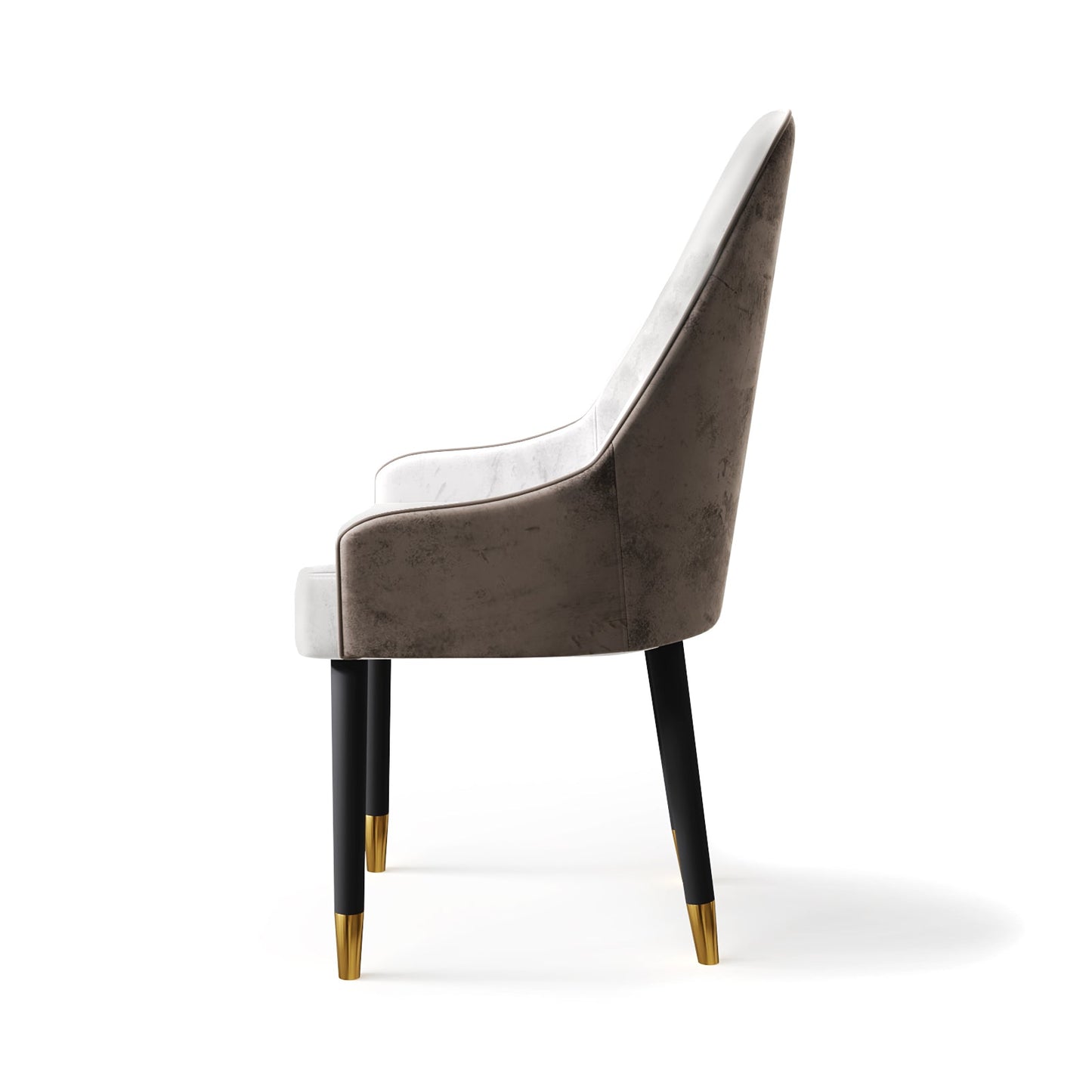 Geometric High-Back Dining Chair