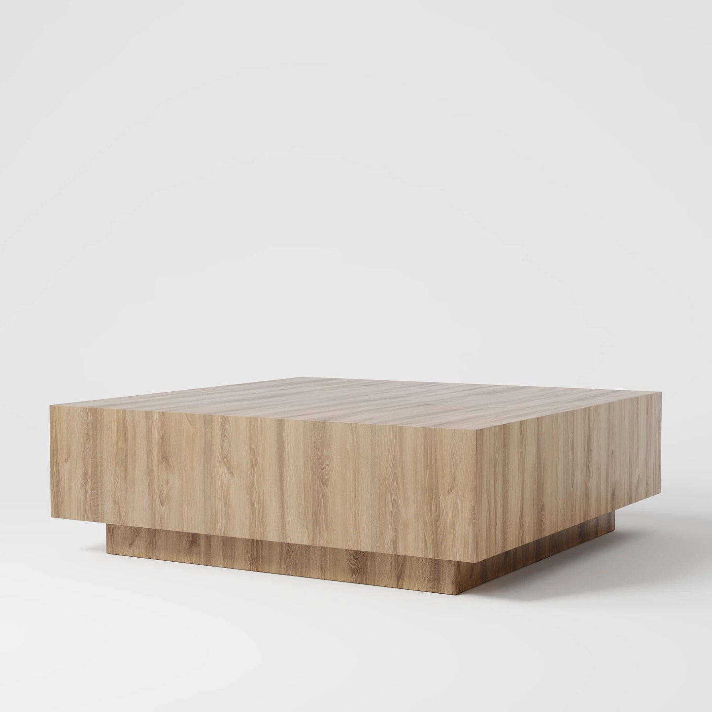 Modern Monolithic Wood Coffee Table