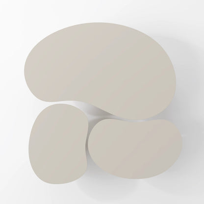 Minimalist High-Gloss Black Nesting Coffee Table