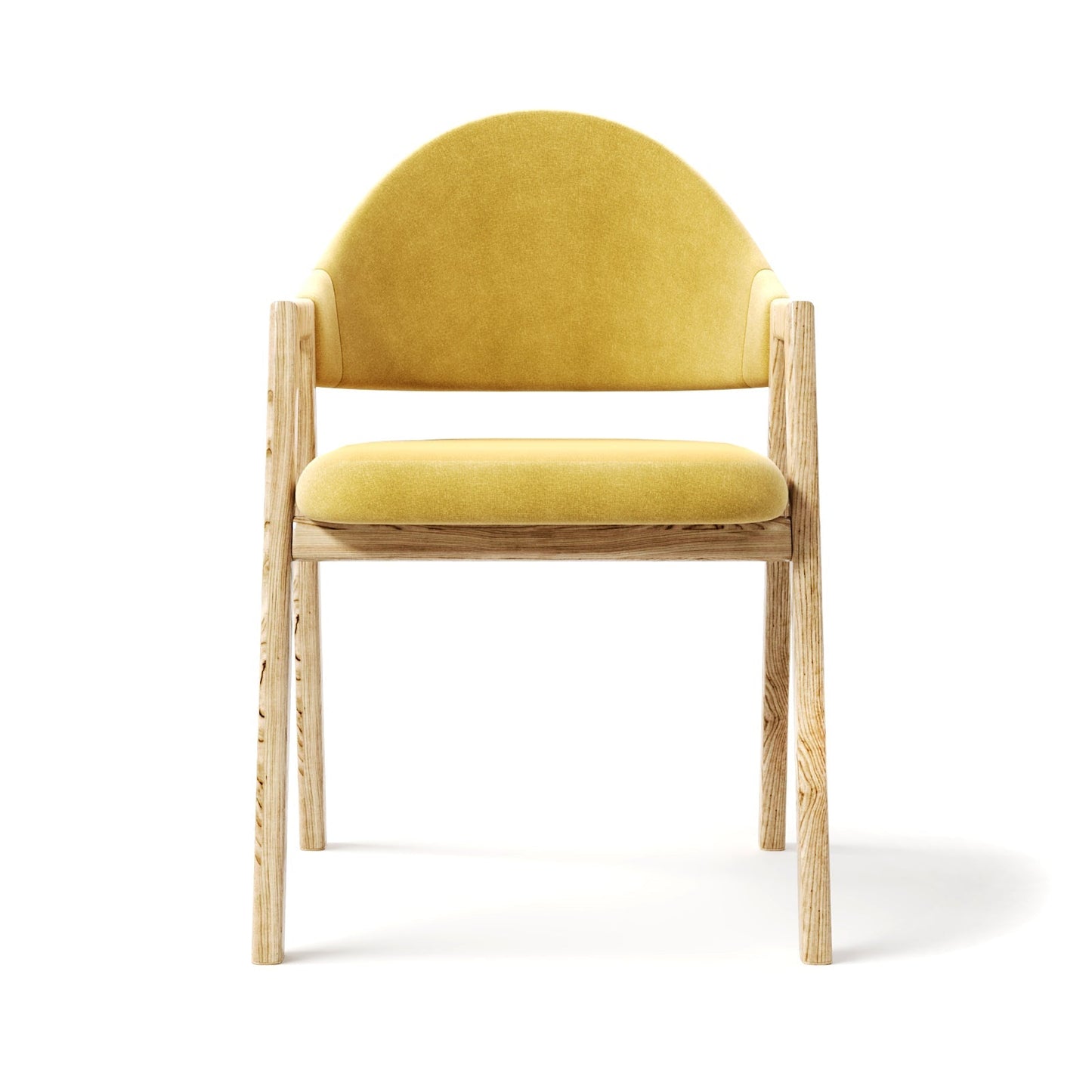 Arc-Support Timber Dining Chair