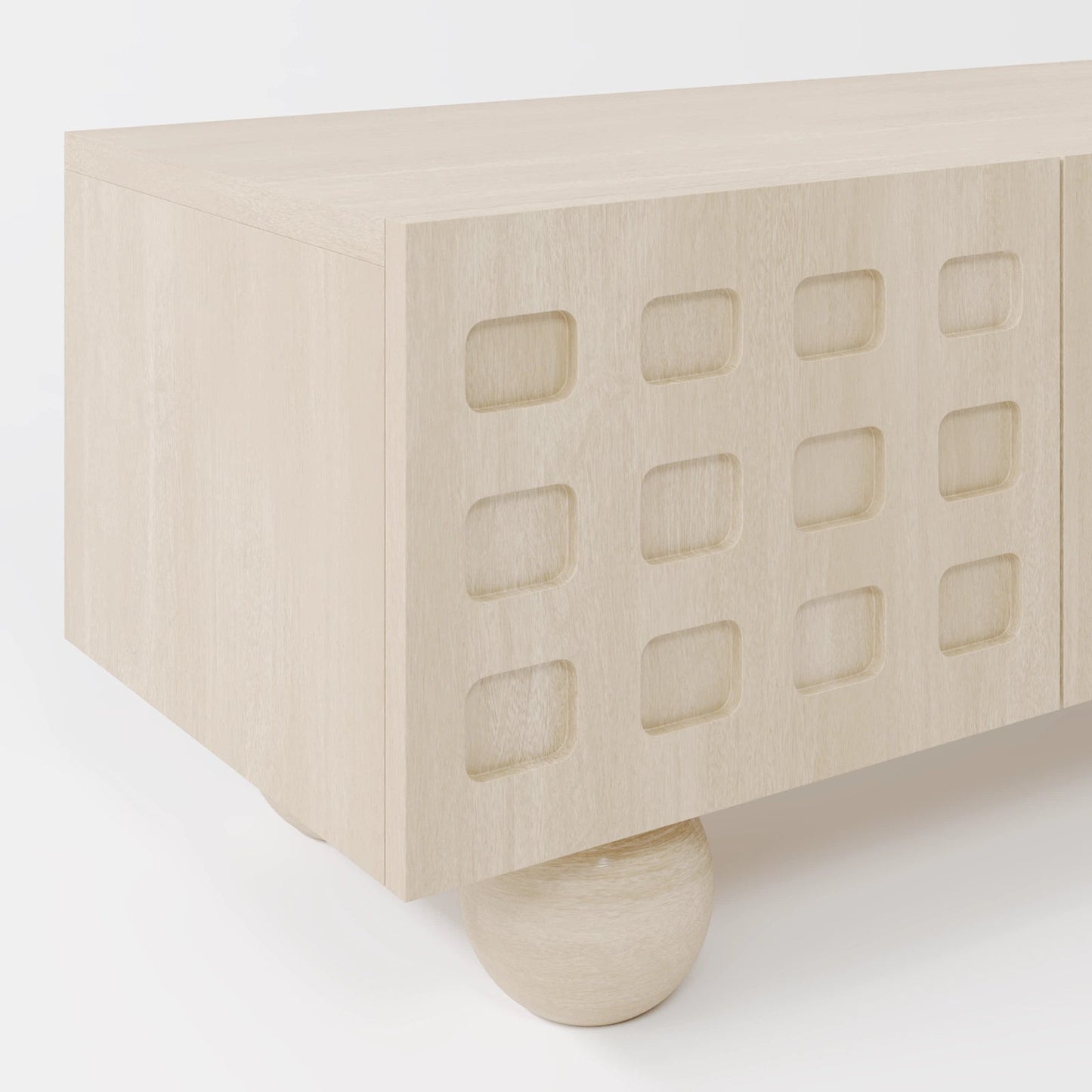 Asymmetrical Two-Tone Floating Media Unit