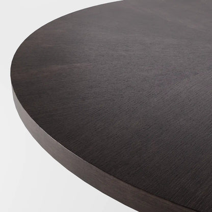 The Basalt Table: Modern Industrial Centerpiece in Grey Stone and Light Wood