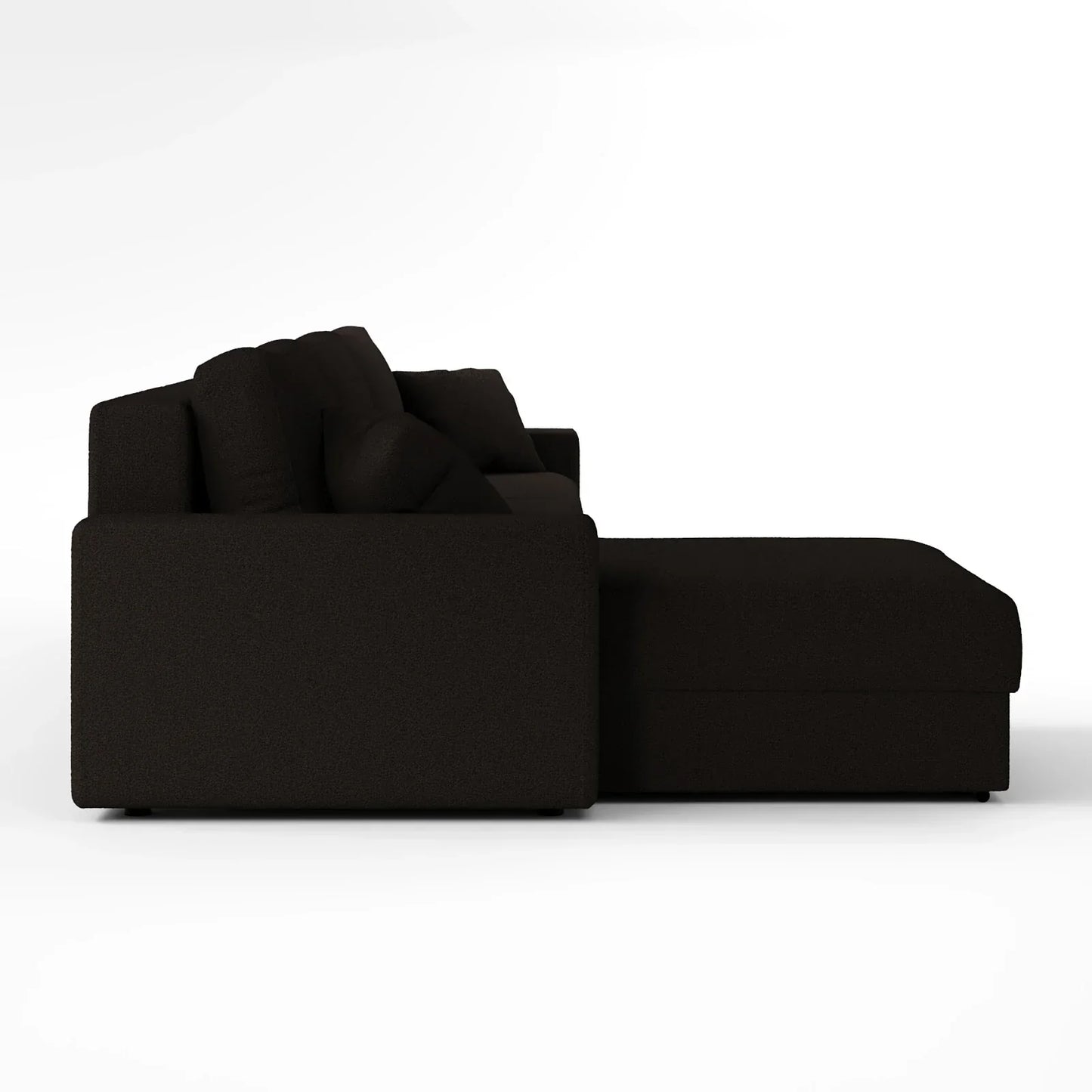 Earth-Tone Grand Sectional 4 Bed Sofa Bed