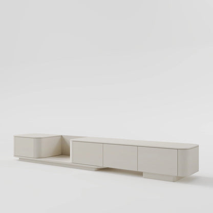 The Flow Console: Cream White Media Unit