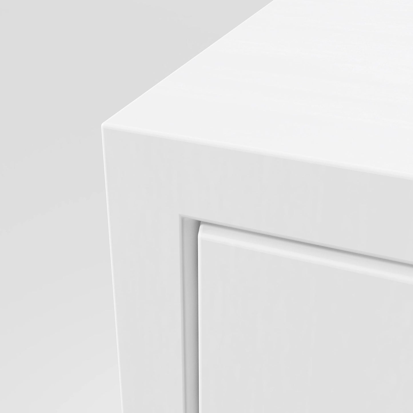 Contemporary Low Profile Wall-Mounted Credenza