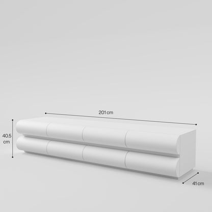 The Horizon Stack: Minimalist Two-Tier Storage Unit