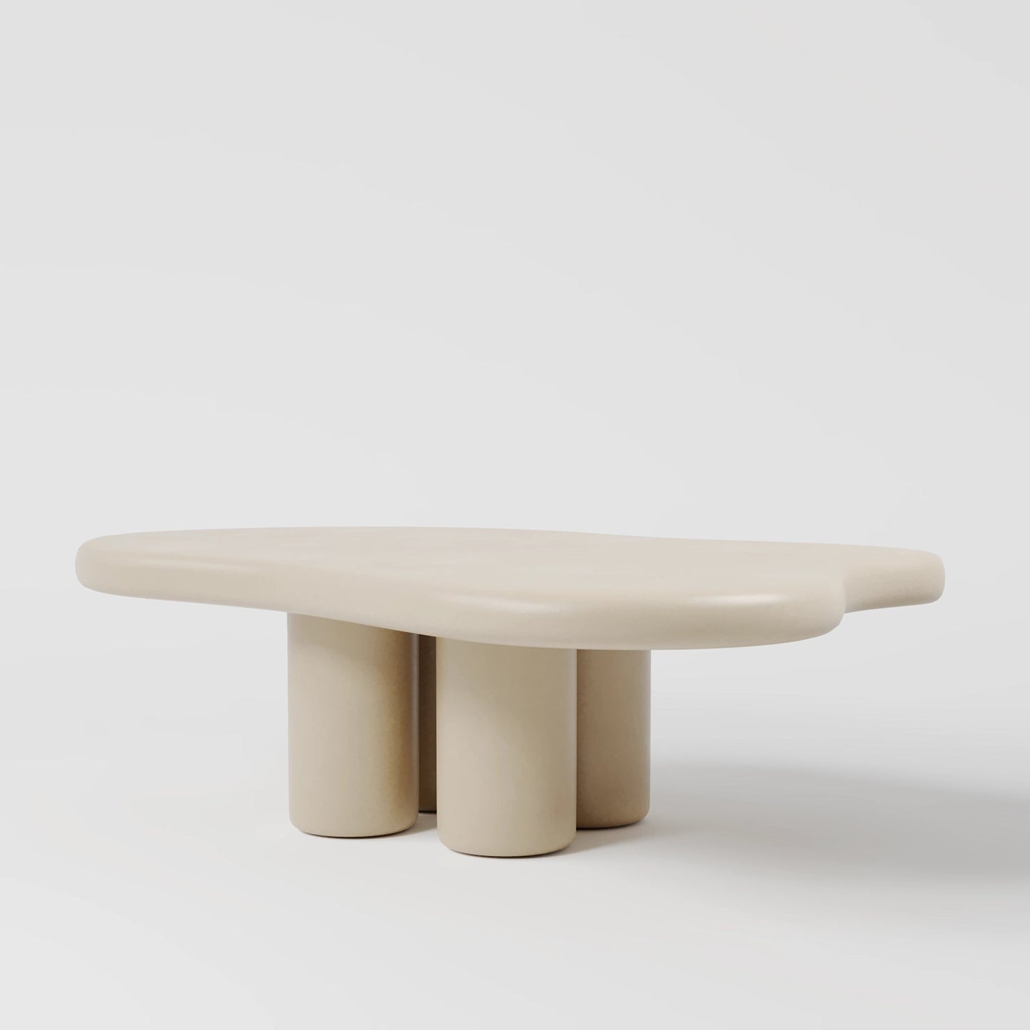 Minimalist Sand-Toned Coffee Table