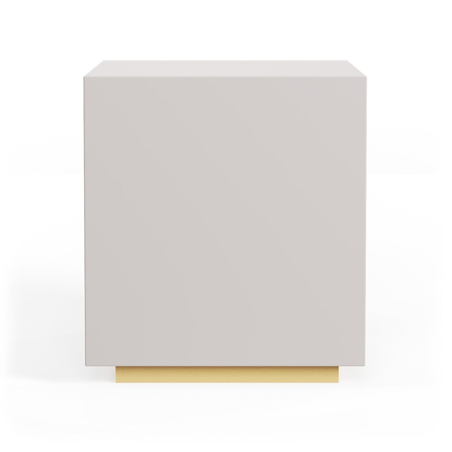 Blush Velvet Touch Bedside Table