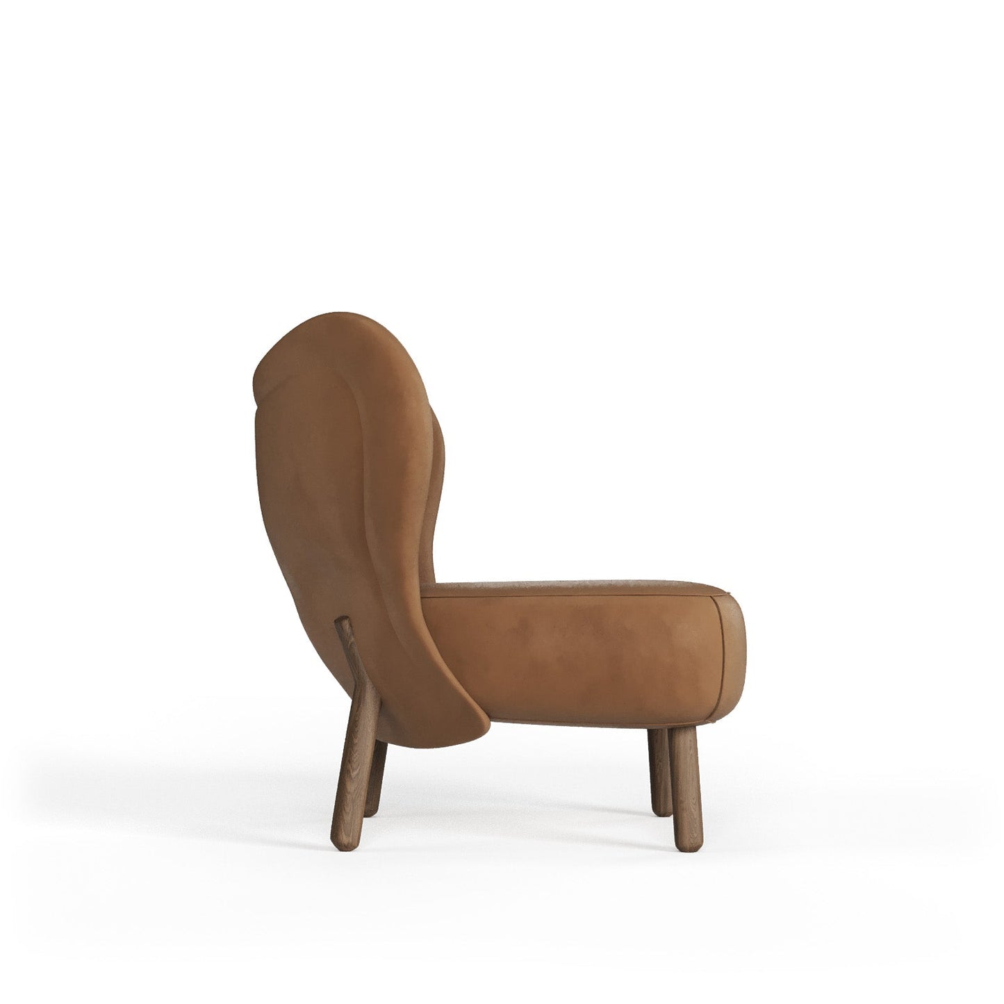 Scandi-Inspired Soft White Bouclé Occasional Arm Chair