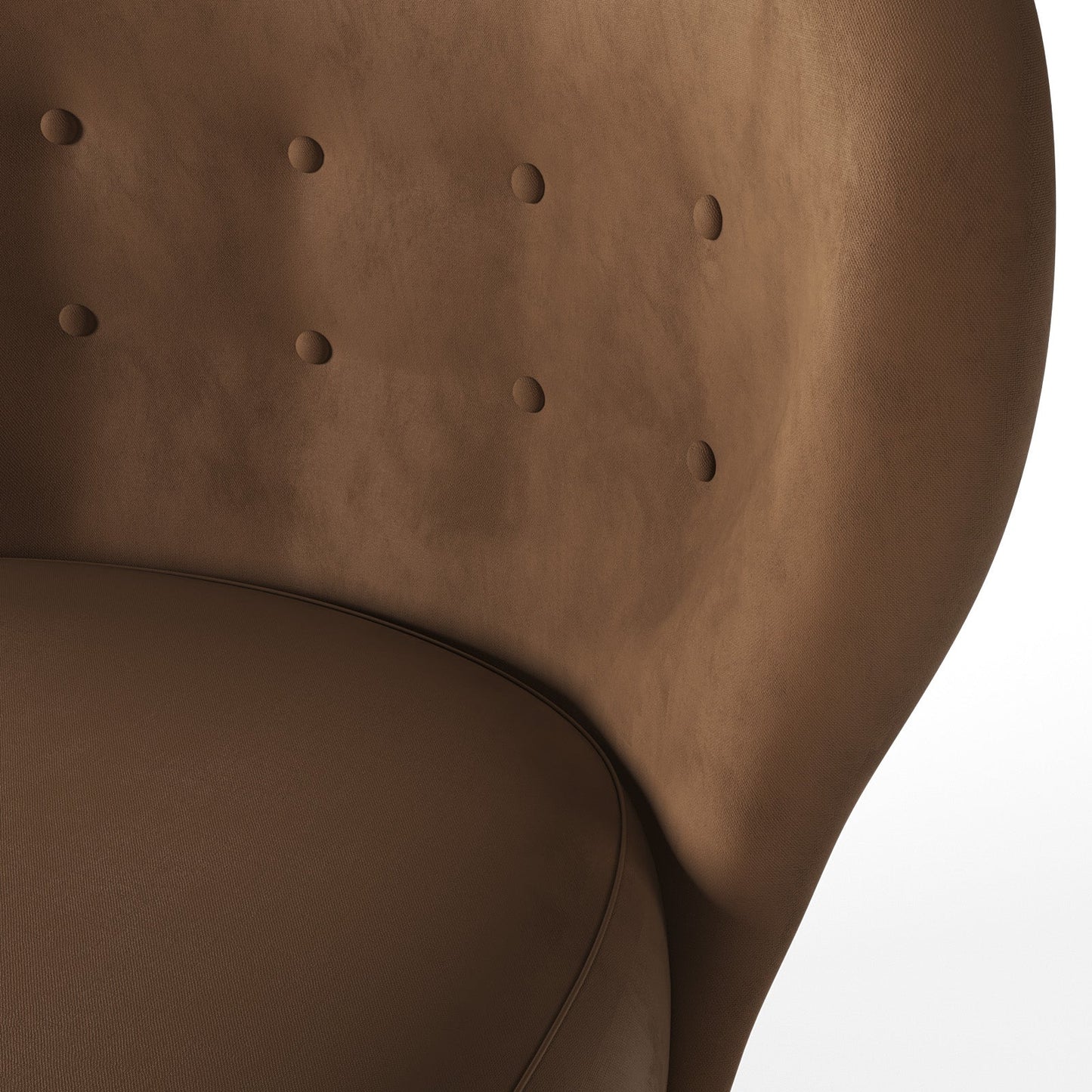 Scandi-Inspired Soft White Bouclé Occasional Arm Chair