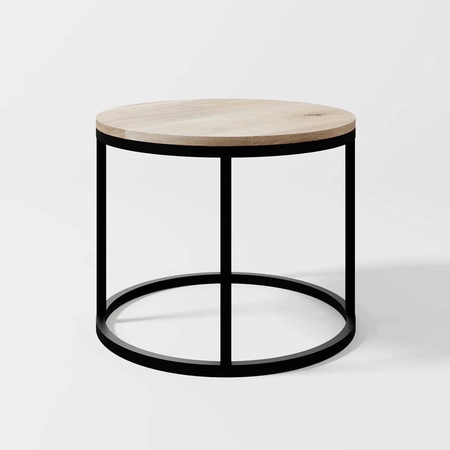 Minimalist Two-Tier Round Coffee Table