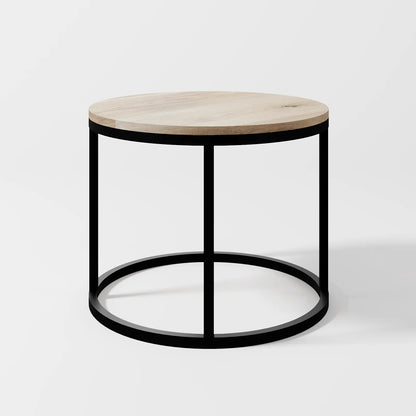 Minimalist Two-Tier Round Coffee Table
