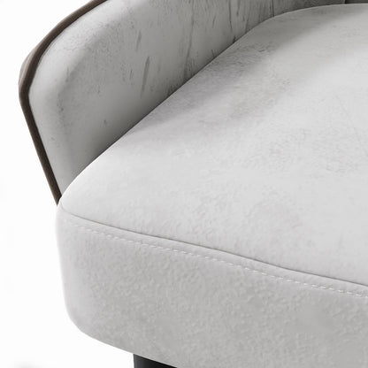 Geometric High-Back Dining Chair