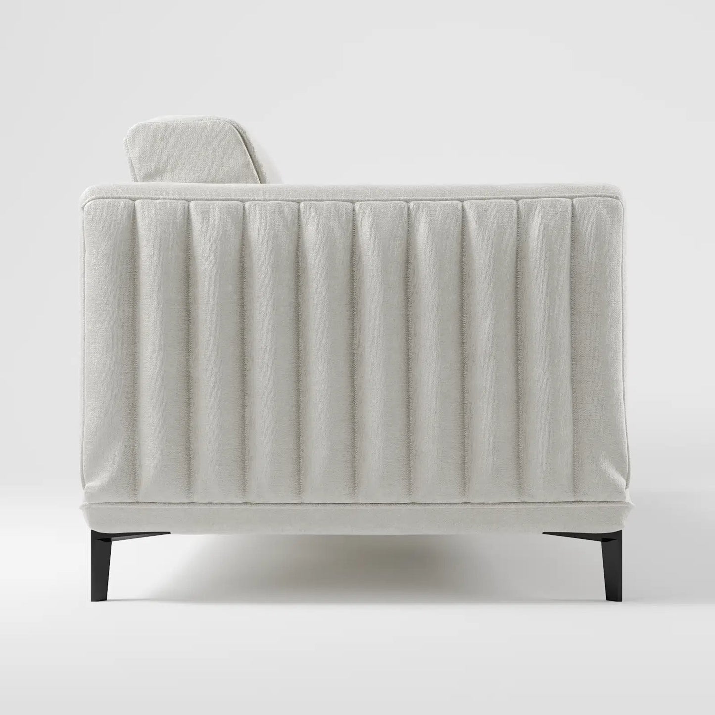 Luxe Ribbed Velvet 3-Seater Sofa Bed