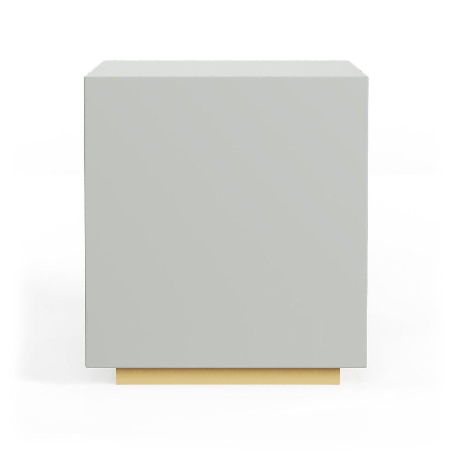 Blush Velvet Touch Bedside Table