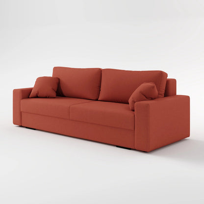 Mint Minimalist Fabric 2 Seater Sofa Bed