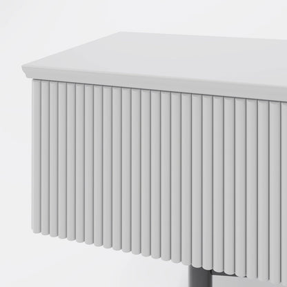 Ultra-Sleek Minimalist Black Media Console