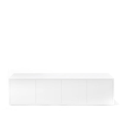 Contemporary Low Profile Wall-Mounted Credenza