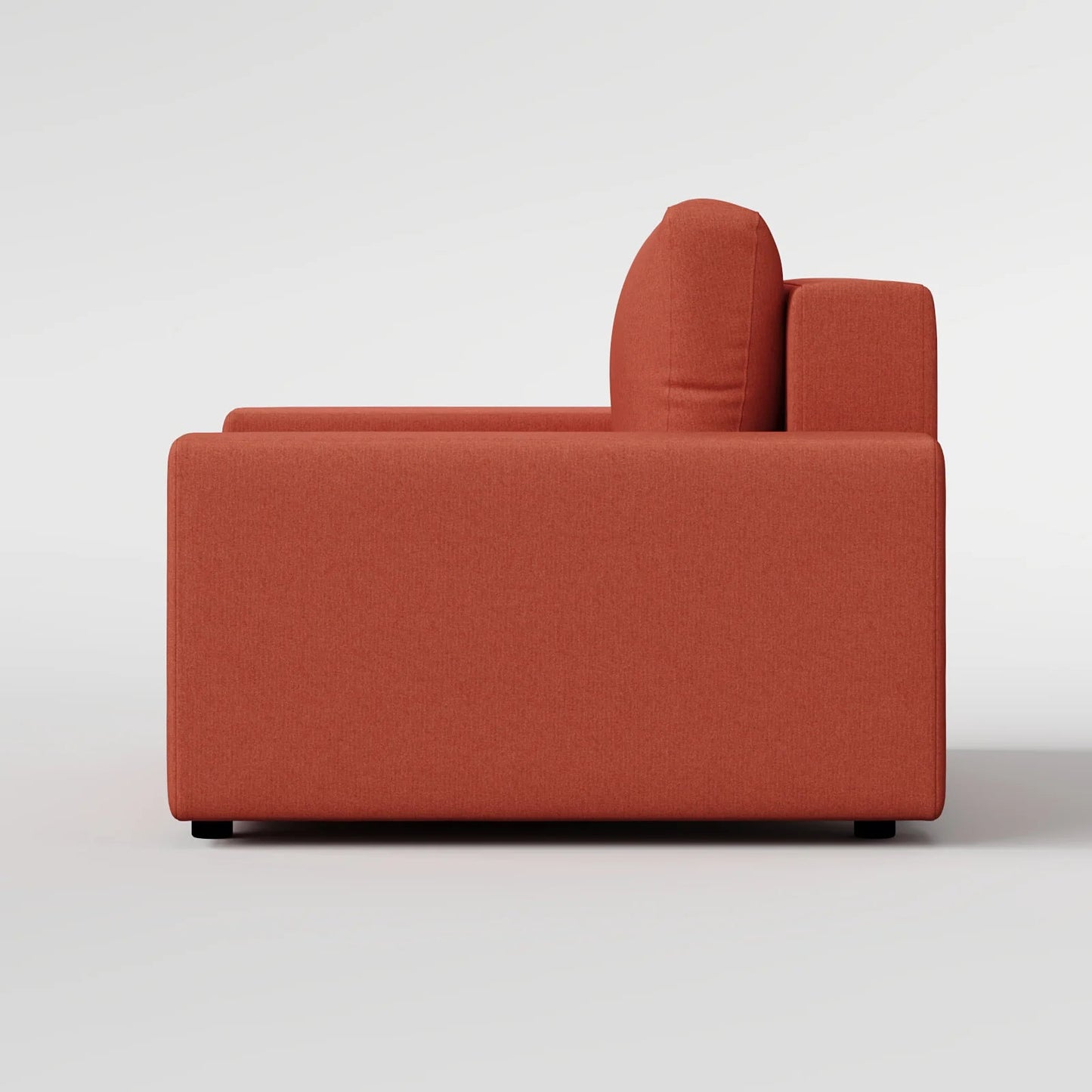 Sleek Boxy Accent Arm Chair