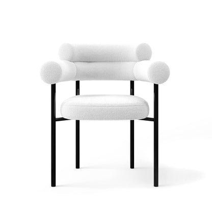 Cylindrical Bolster Dining Chair