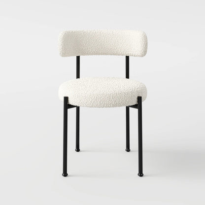 Orbital Boucle Dining Chair