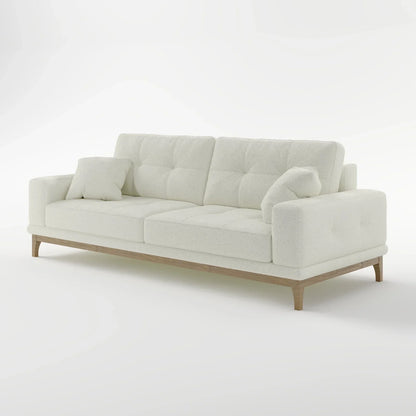 Sage Tufted 2-Seater Convertible Sofa Bed
