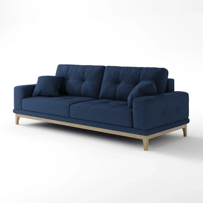 Sage Tufted 2-Seater Convertible Sofa Bed