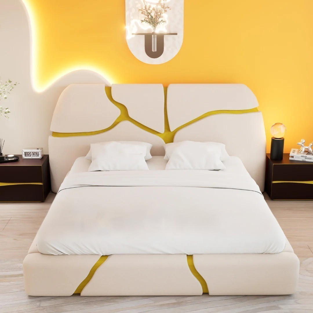 Geometric Terra-Flow Master Bed