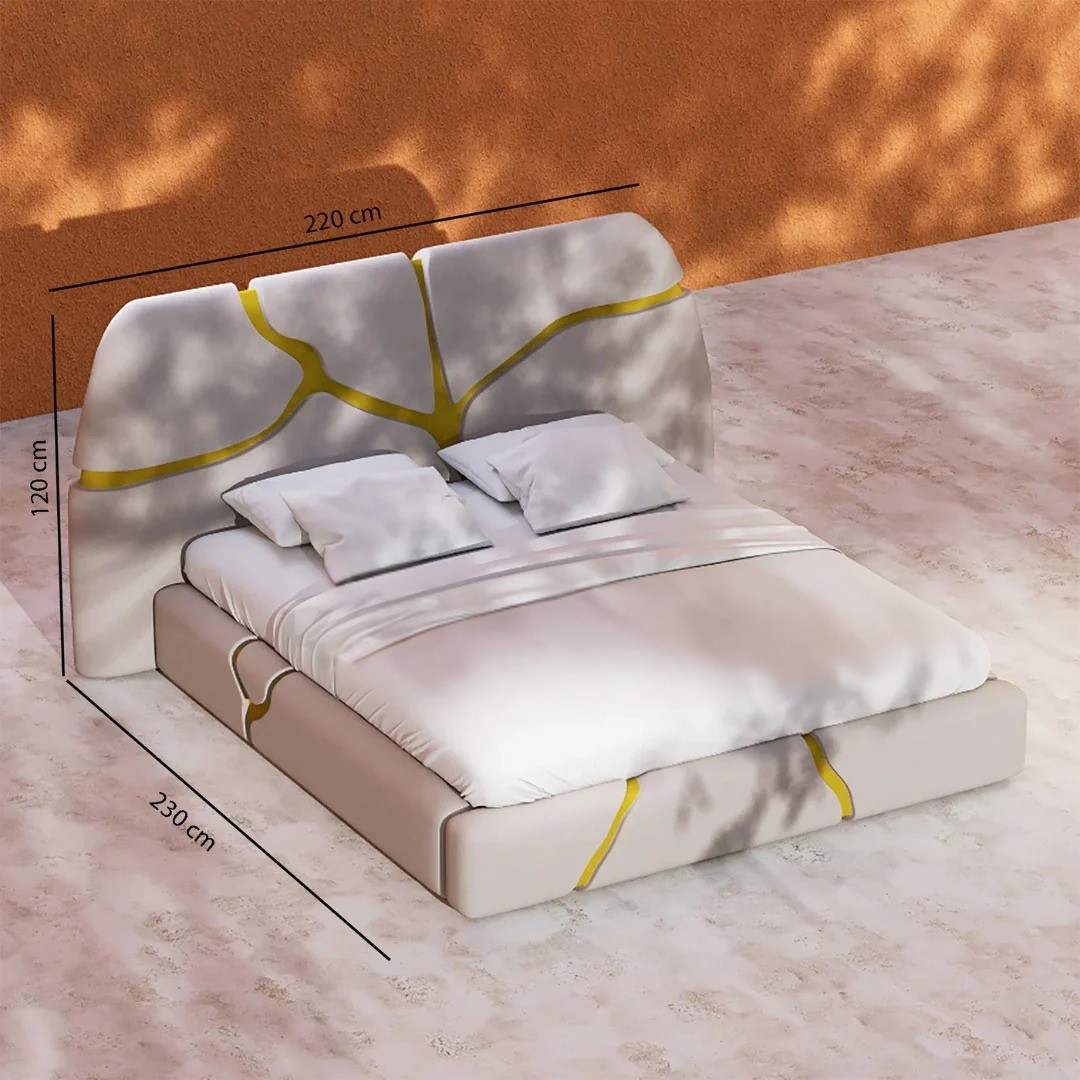 Geometric Terra-Flow Master Bed