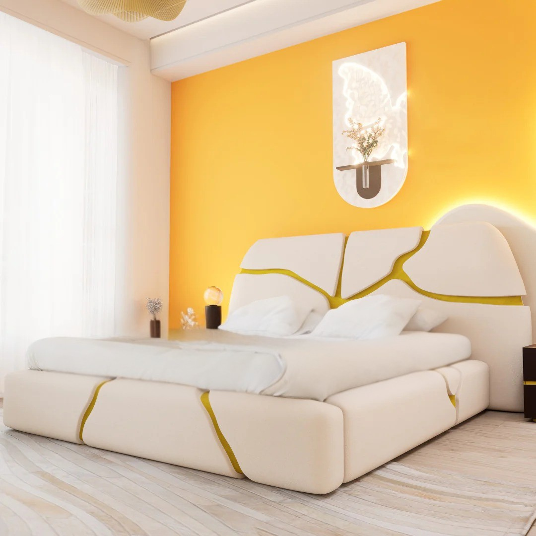 Geometric Terra-Flow Master Bed