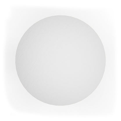 Modern Architectural Cafe Table with Vertical Fluted Column Support