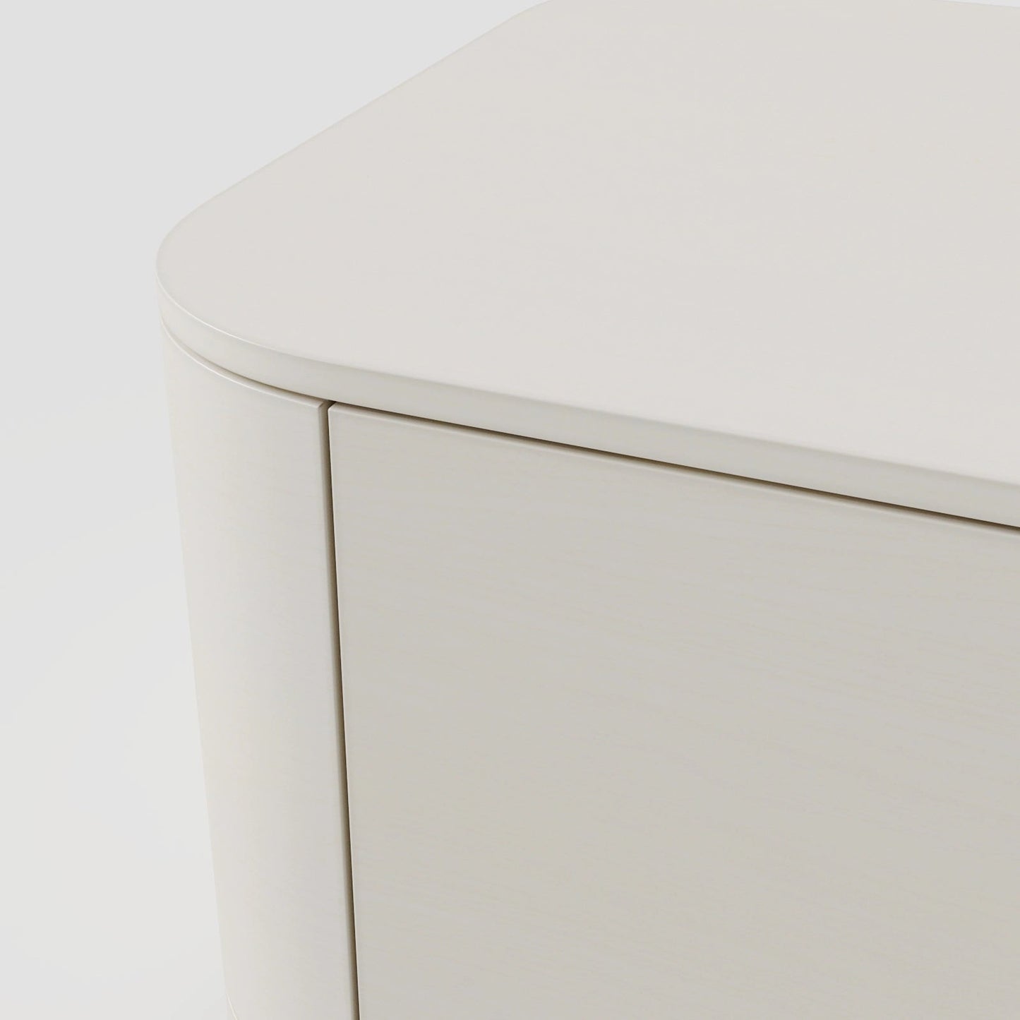 The Flow Console: Cream White Media Unit
