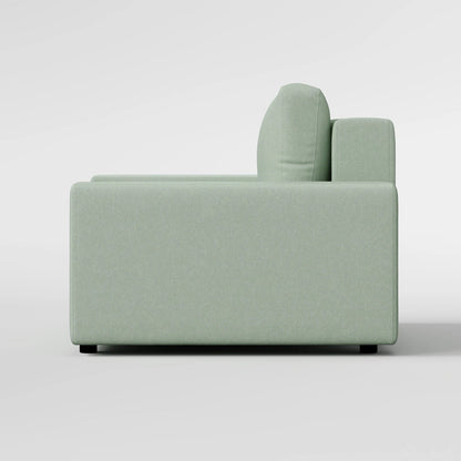 Sleek Boxy Accent Arm Chair