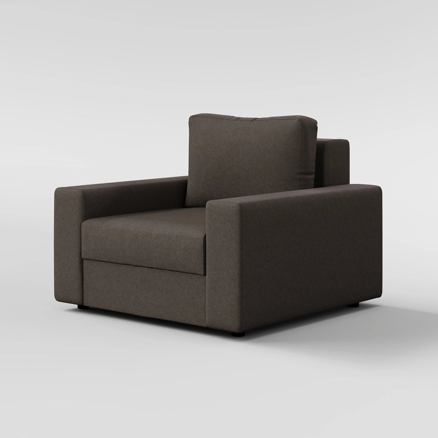 Sleek Boxy Accent Arm Chair