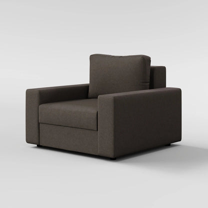 Sleek Boxy Accent Arm Chair