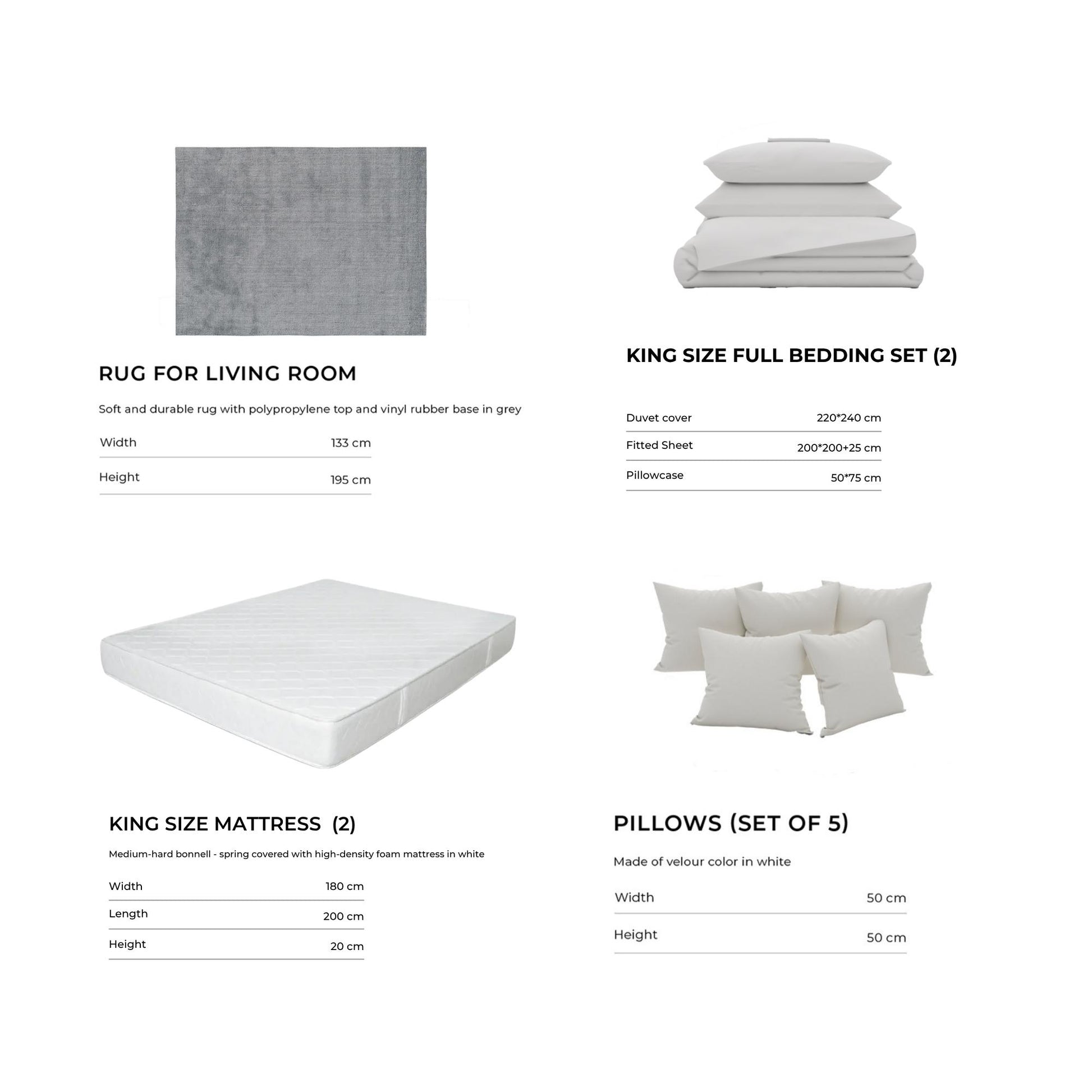 Beige/2-Bedroom/28Items