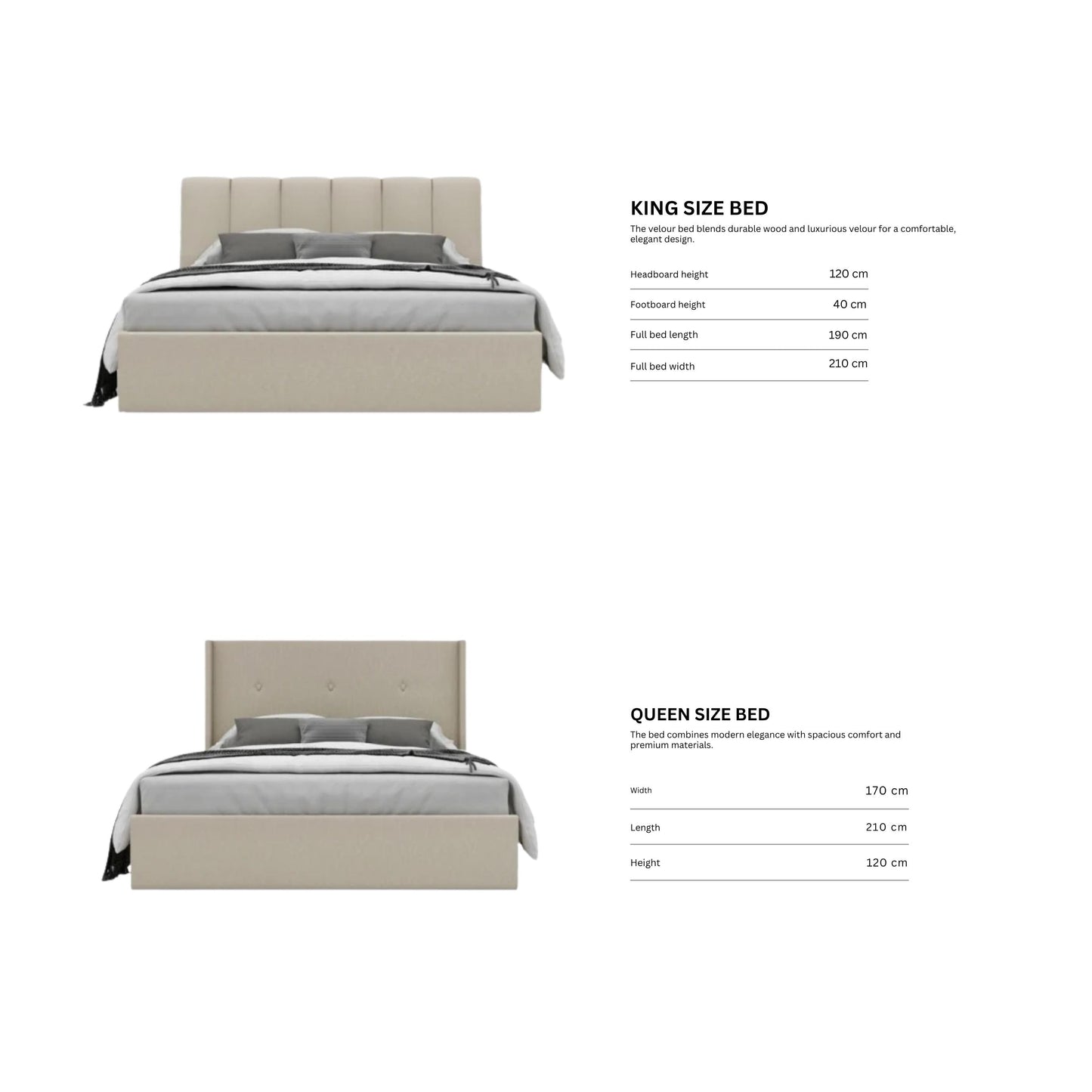 Beige/2-Bedroom/28Items