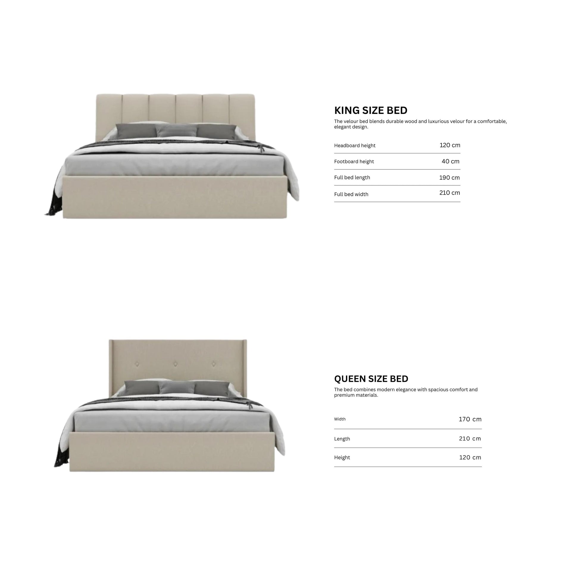 Beige/2-Bedroom/28Items