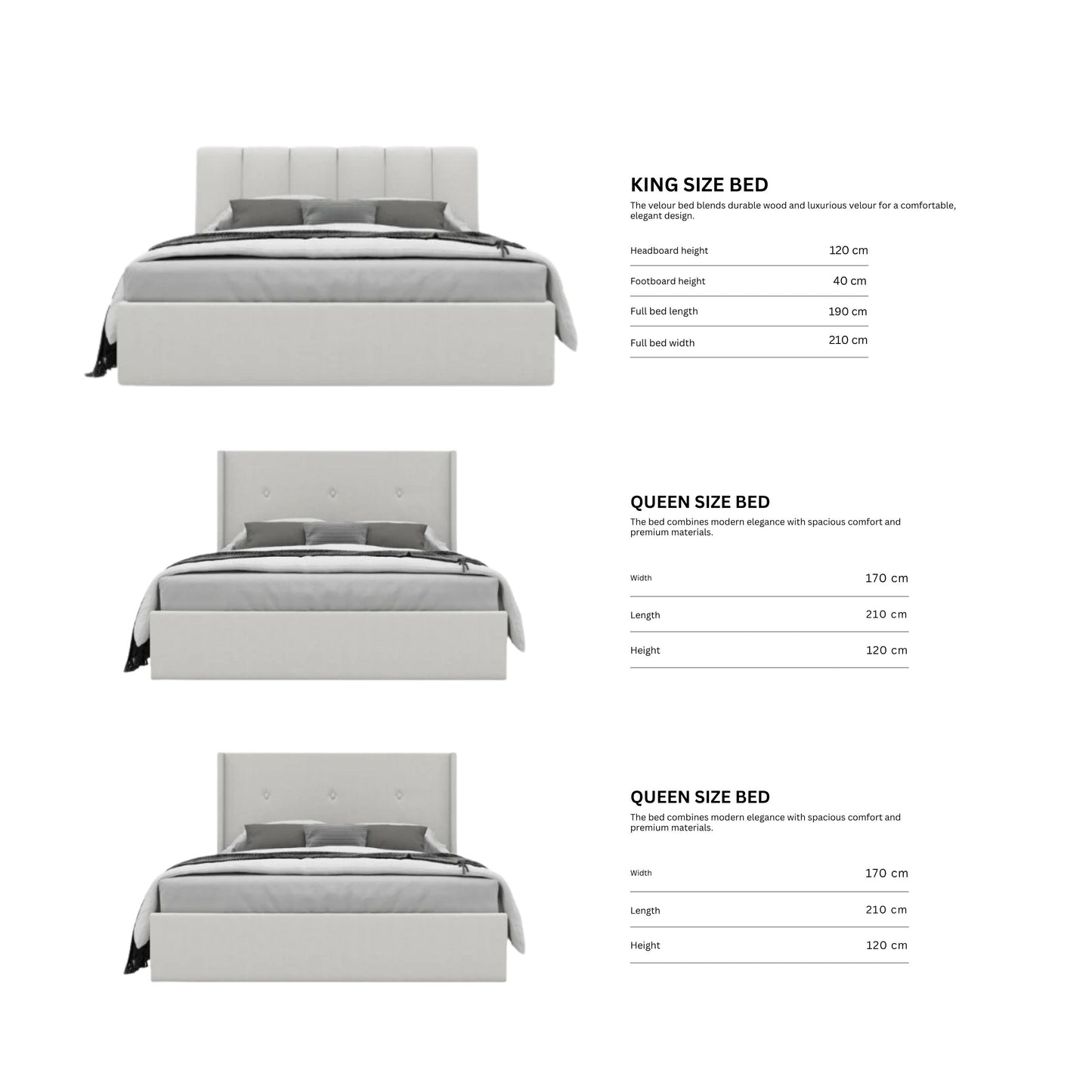 White/3-Bedroom/36Items