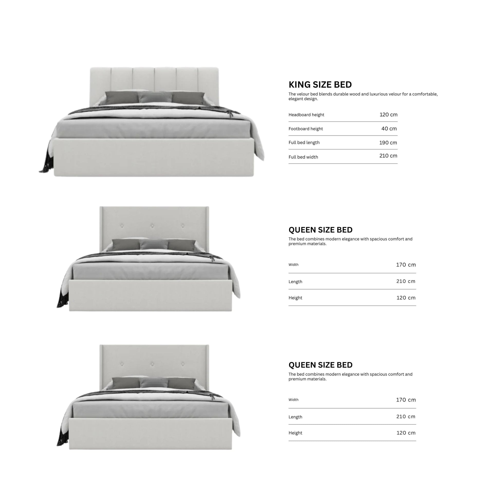 White/3-Bedroom/36Items