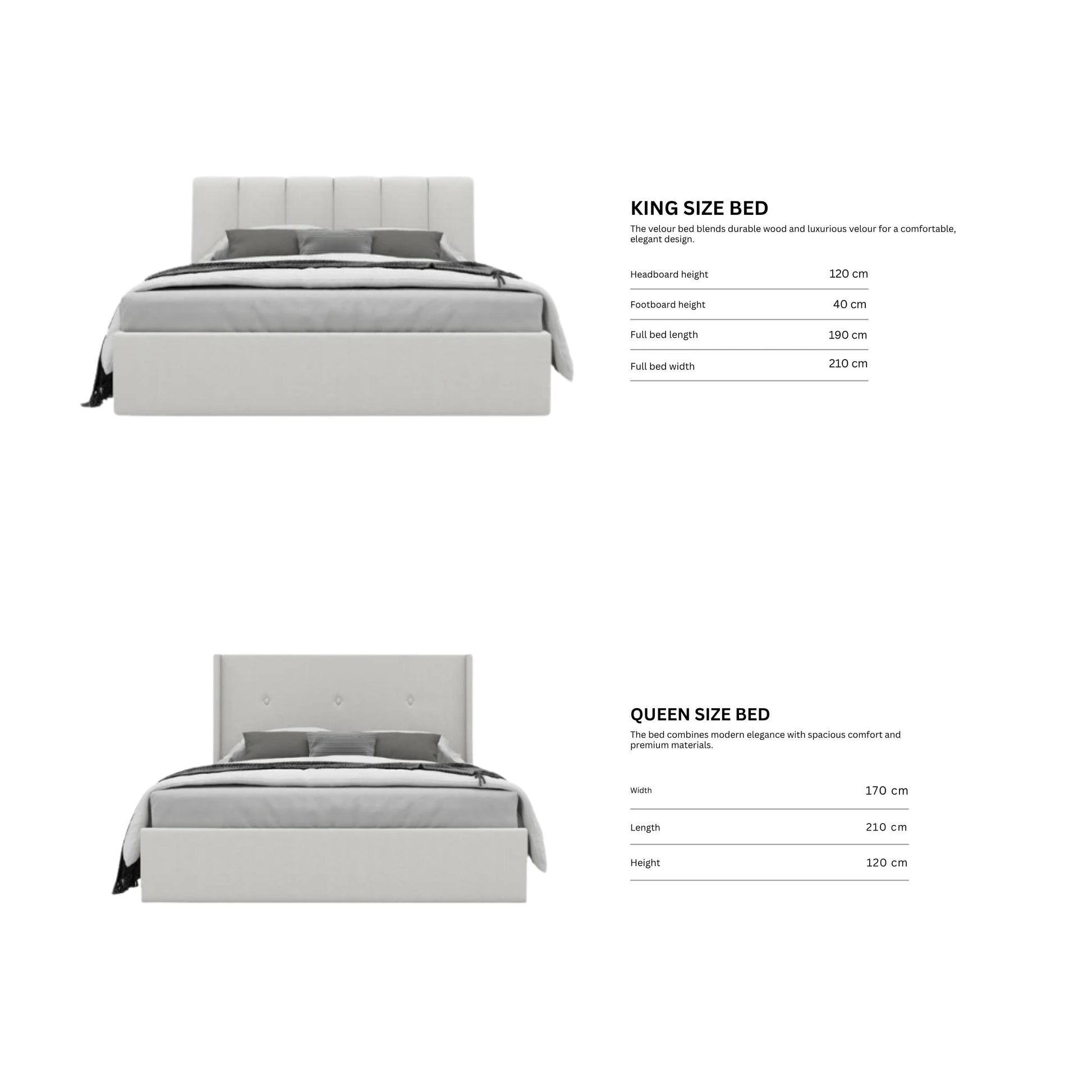 White/2-Bedroom/28Items