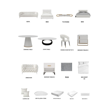 White/2-Bedroom29Items