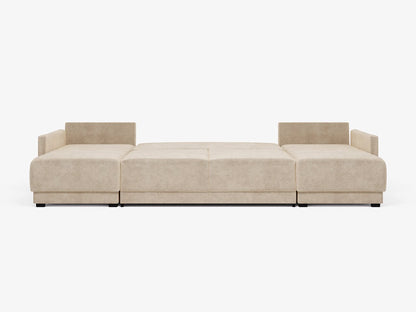 Artisan Slate U-Shaped Sectional Sofa Bed