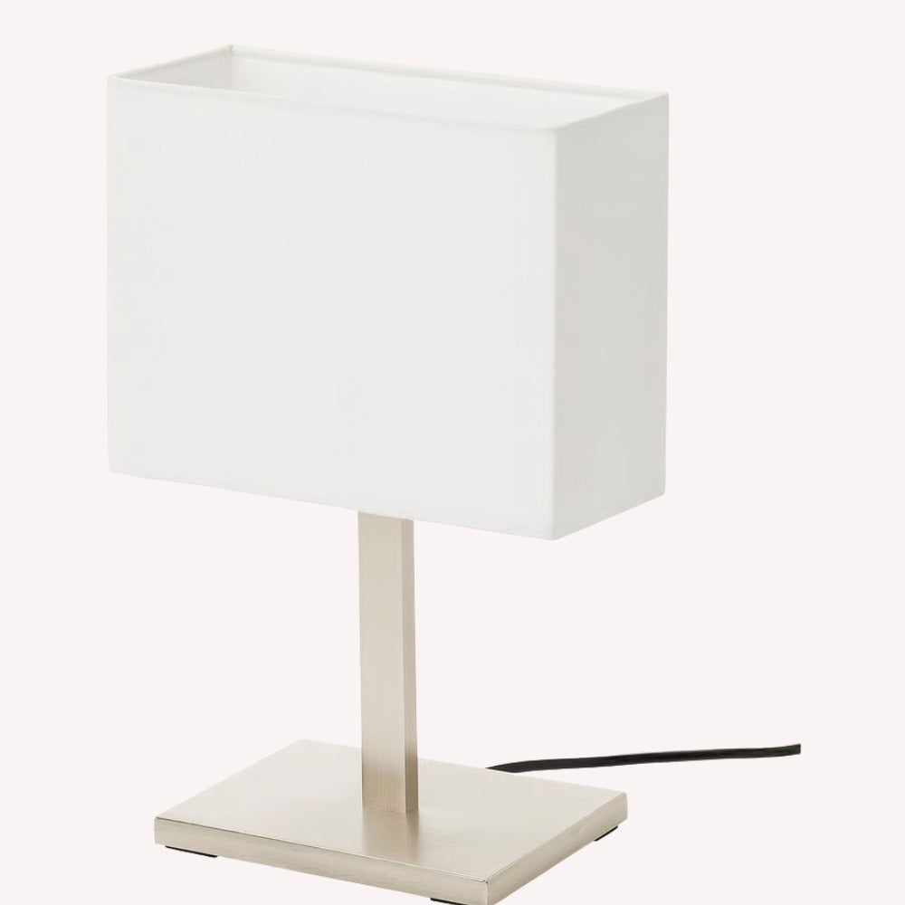 White Cube Table Lamp